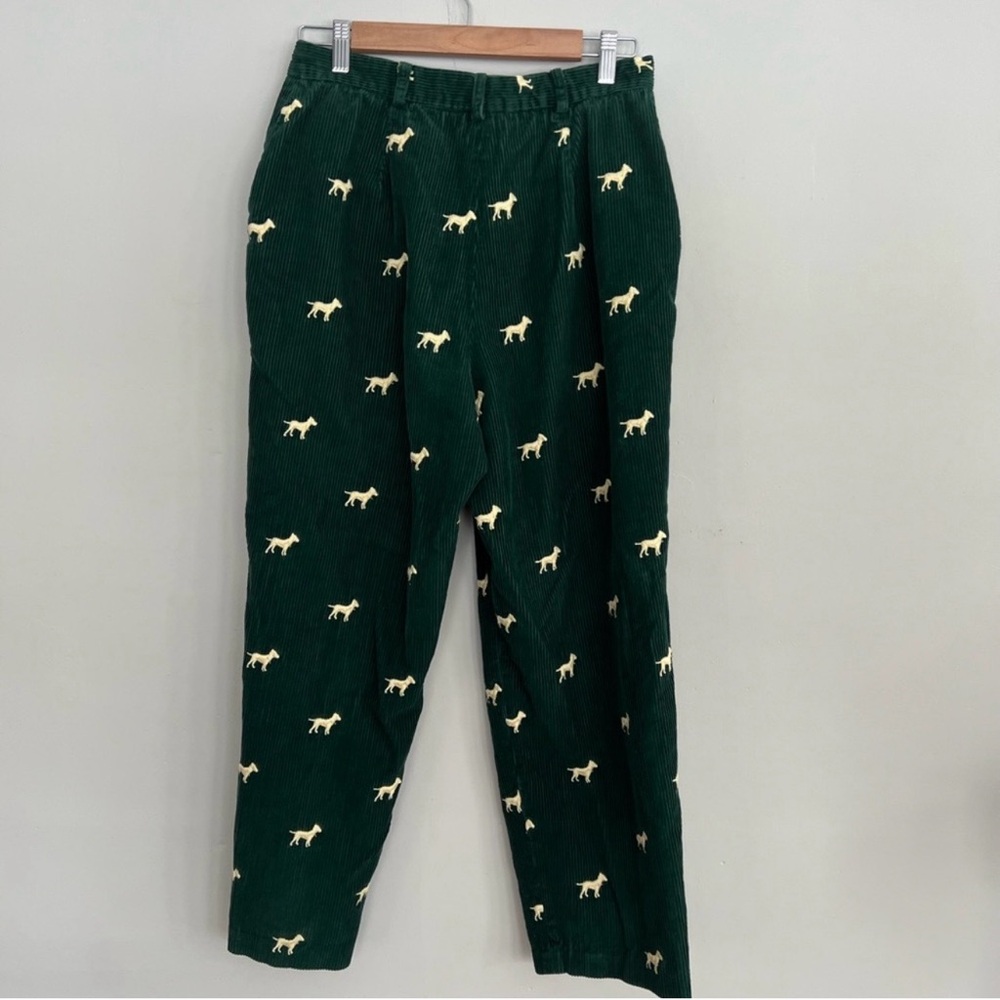 Vintage Orvis Embroidered Corduroy Pants size 12p - Picture 3 of 7